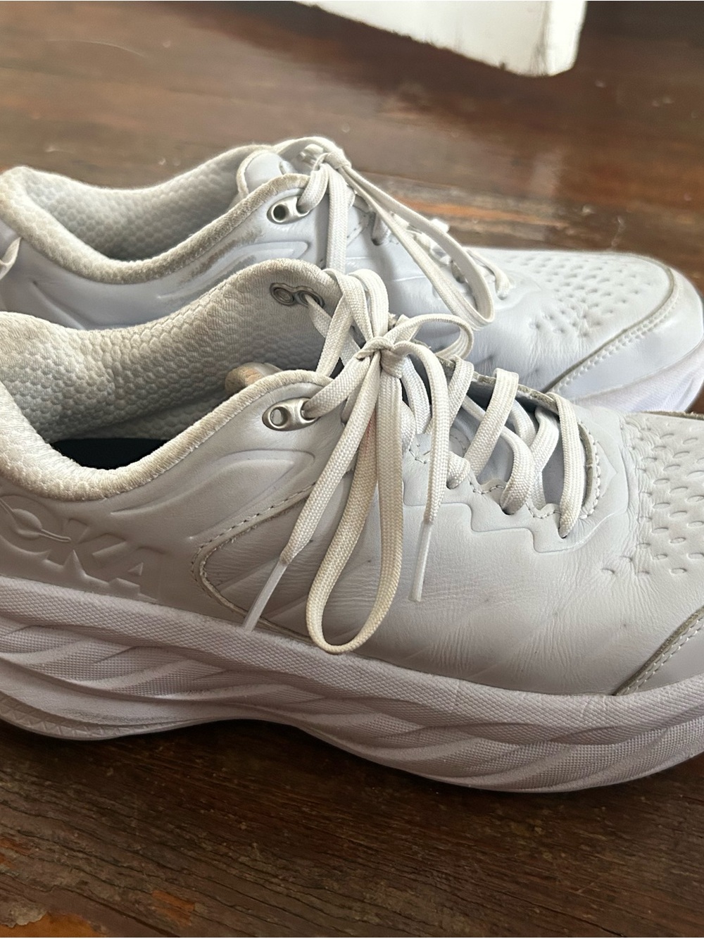 Hoka W BONDI SR Women's White Athletic Sneakers